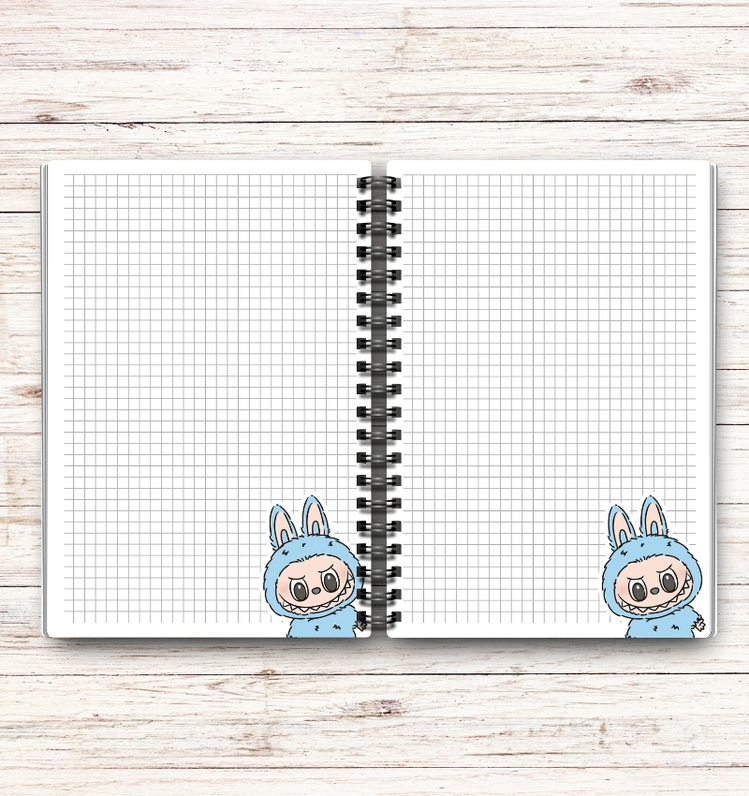 Mavi Labubu Defter