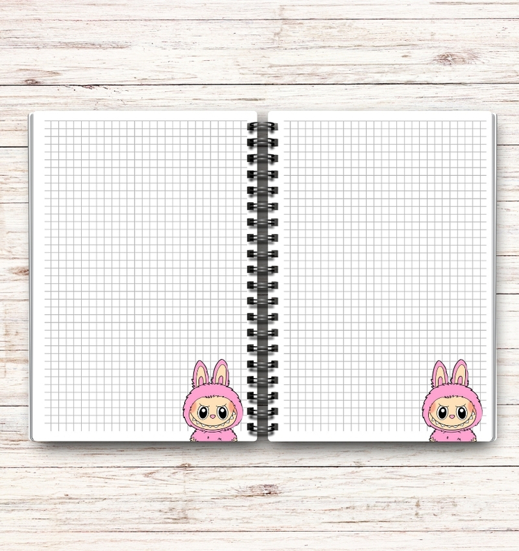 Pembe Labubu Defter