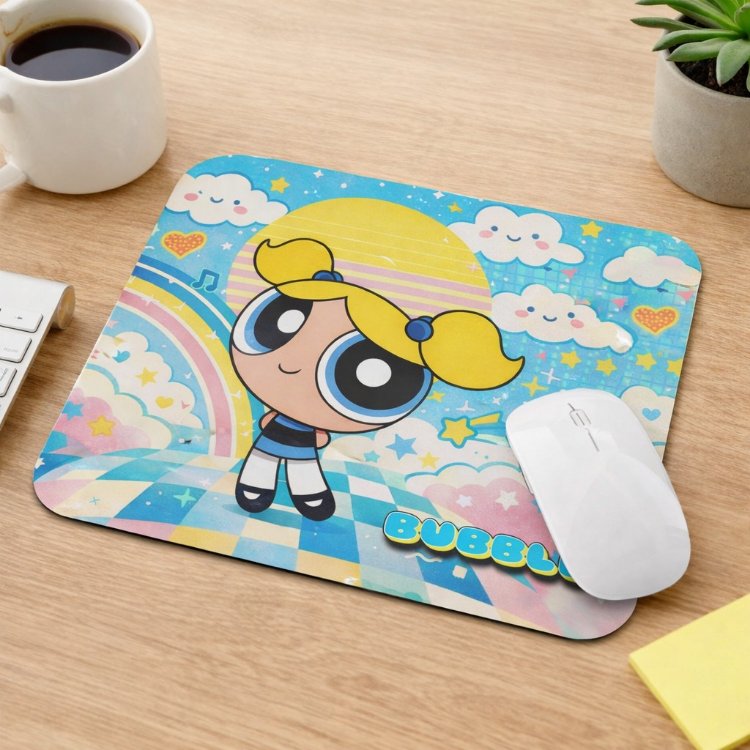 Powerpuffgirl Bubbles Mouse Pad