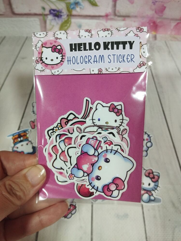 Hello Kitty Hologram Sticker Set