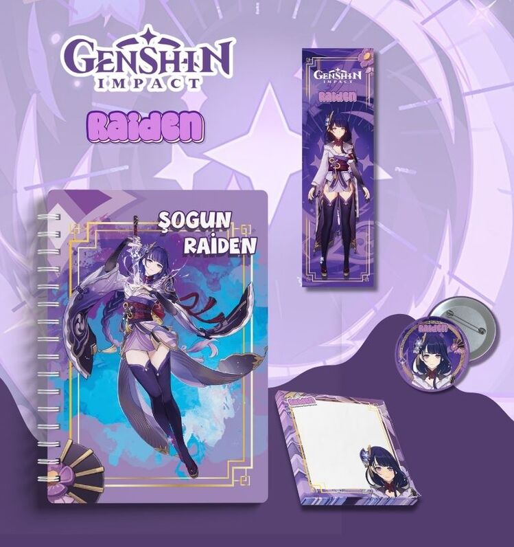 Genshin Impact Şogun Raiden Set