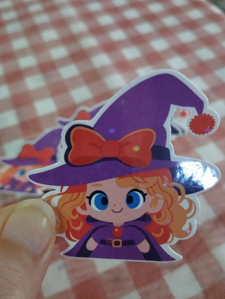 Sevimli Cadı Sticker