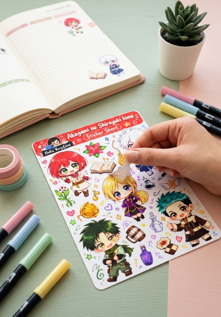 Akagami no Shirayuki-hime Sticker Sheet