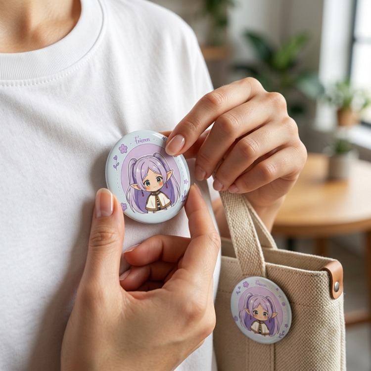 Sousou no Frieren Anime Rozeti – Sevimli Kawaii Tasarım