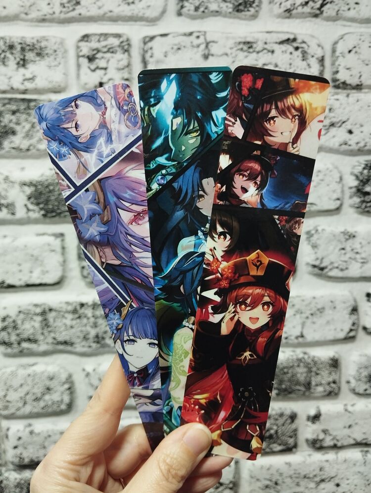 Genshin Impact 3lü Kitap Ayracı