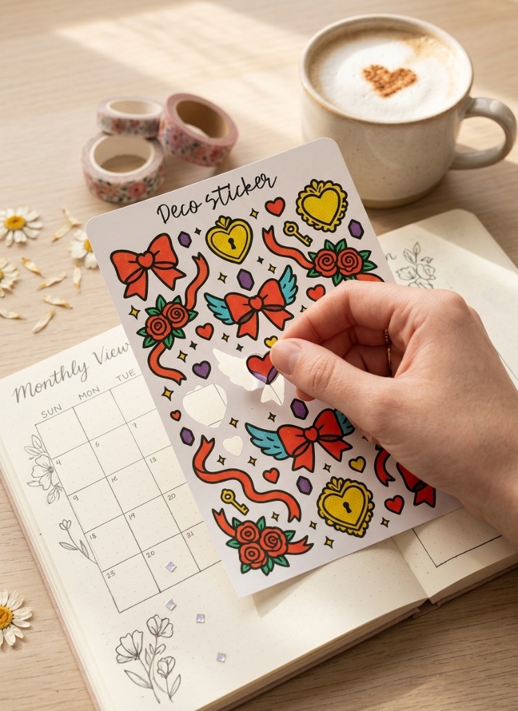 Fiyonk Sticker Seti - Planner ve Ajanda Sticker