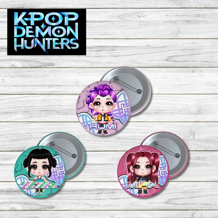 KPOP DEMON HUNTERS  Rozetler - Rumi -Mira- Zoe