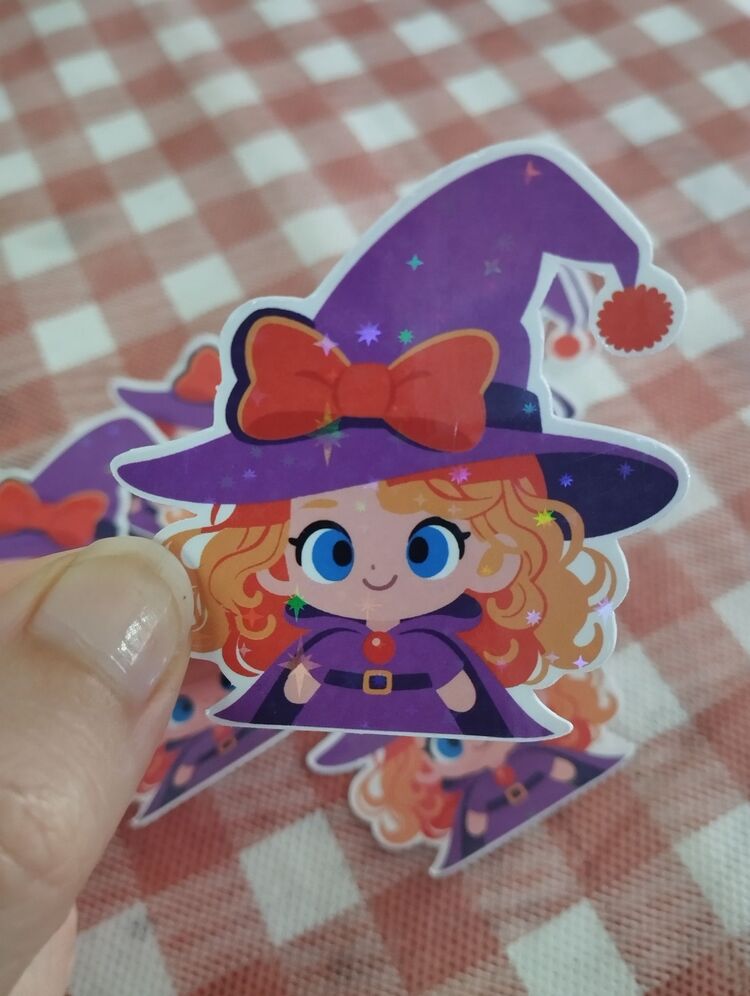 Sevimli Cadı Sticker