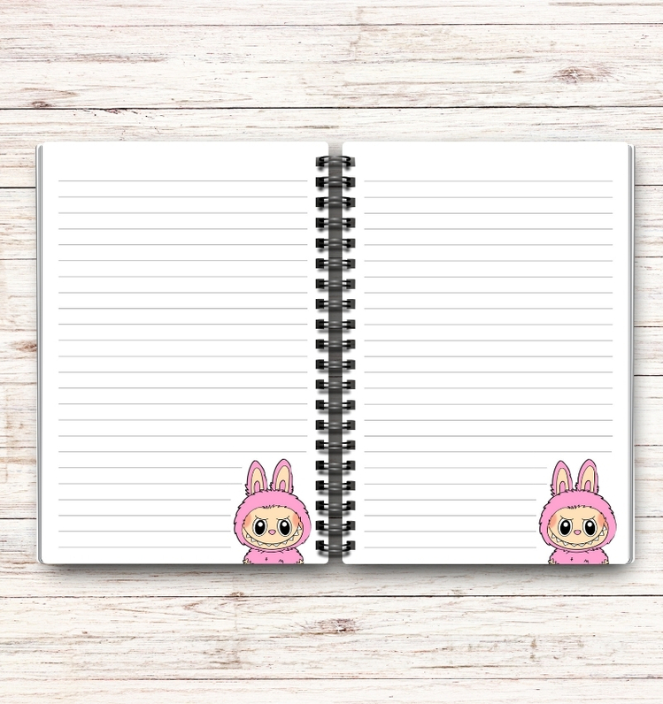 Pembe Labubu Defter