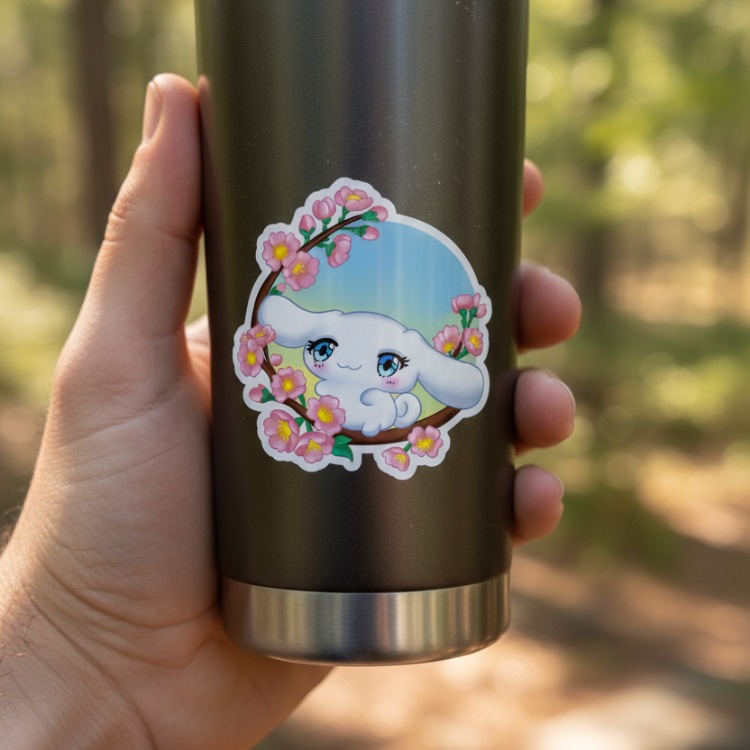 Cinnamoroll Sakura Sticker