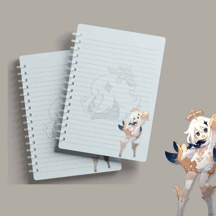 Genshin Impact Paimon Temalı Spiral Defter