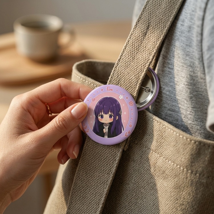 Sousou no Frieren Anime Rozeti – Sevimli Kawaii Tasarım