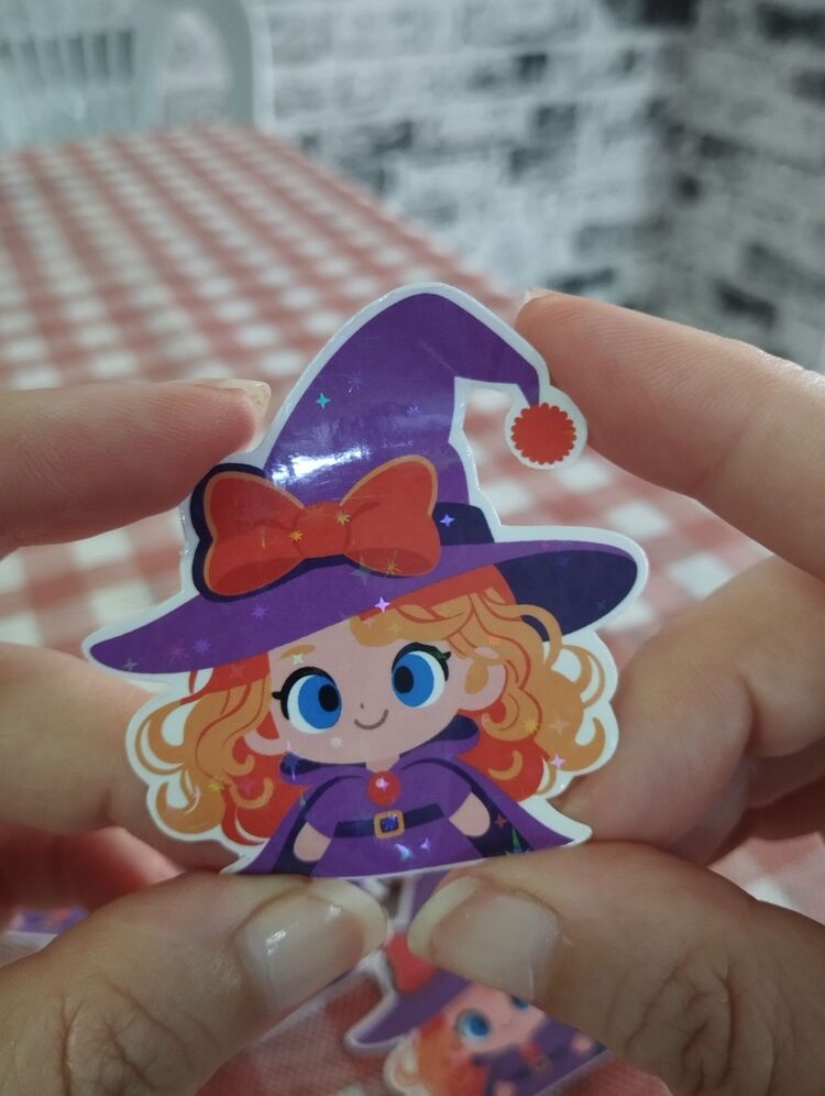 Sevimli Cadı Sticker