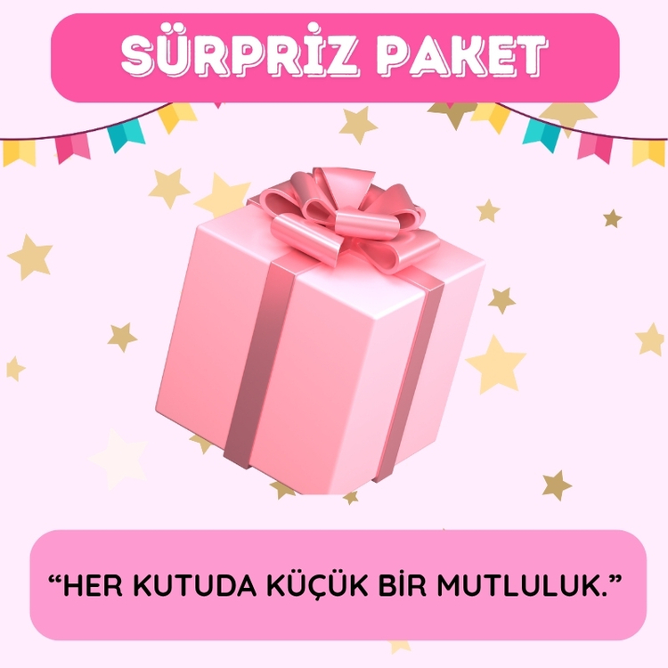 Sevimli ve Eğlenceli Sürpriz Kutu – Defter, Kalem, Sticker ve Daha Fazlası!