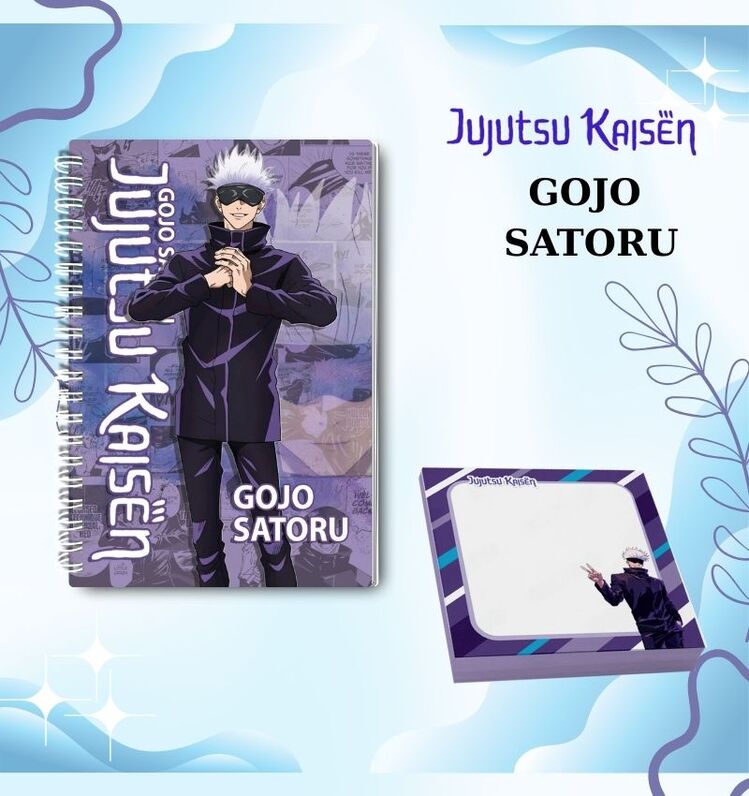 Gojo Satoru - Jujutsu Kaisen Koleksiyon Defter & Not Defteri Seti