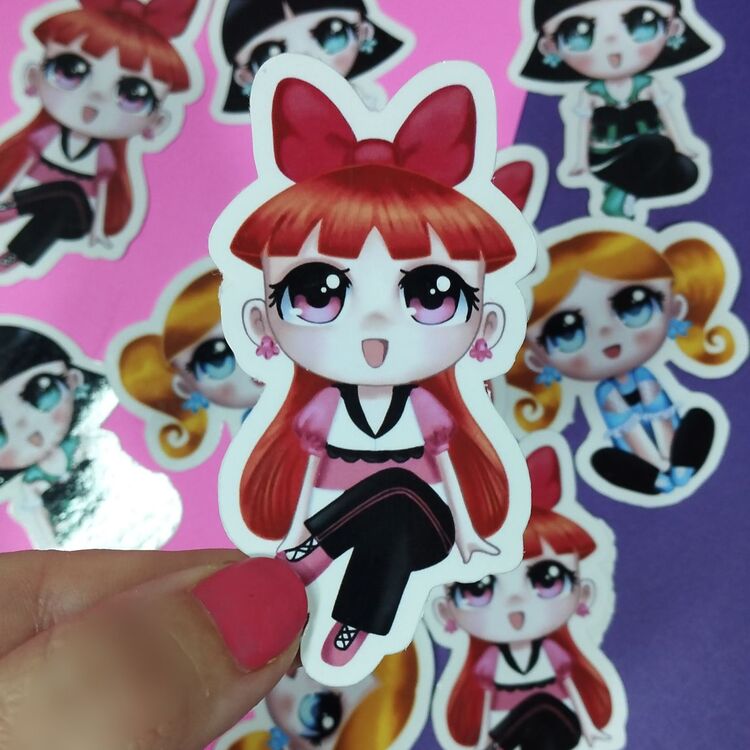 Powerpuff Girls 3lü Sticker Seti