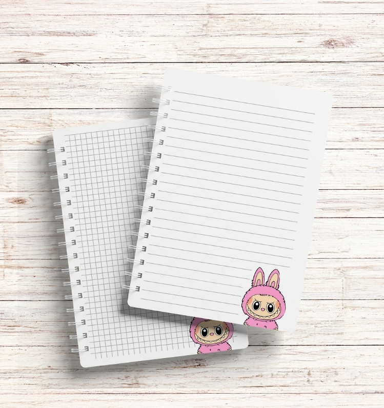 Pembe Labubu Defter