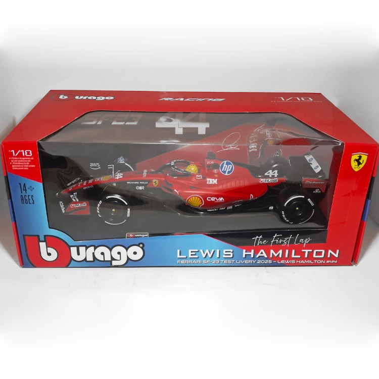 Ferrari SF23 (2025) Hamilton Fiorano Test 1:18 Burago