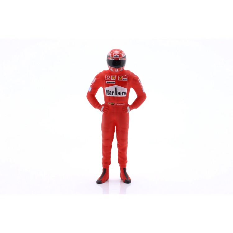 Michael Schumacher Ferrari figürü 1:18