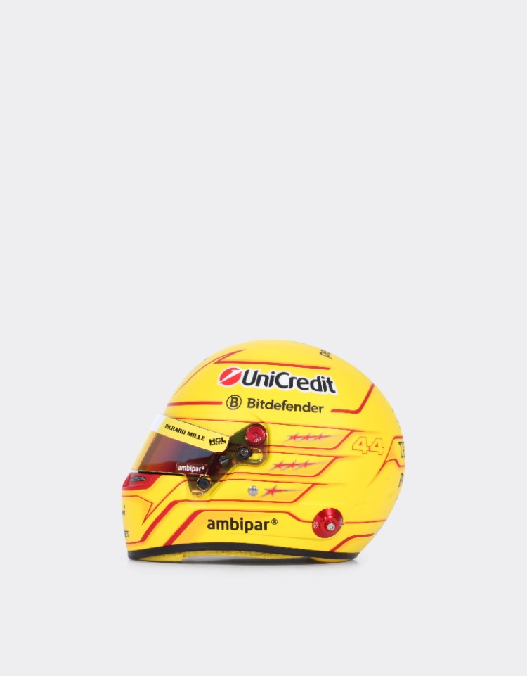Lewis Hamilton Ferrari kaskı (2025) 1:2 Bell