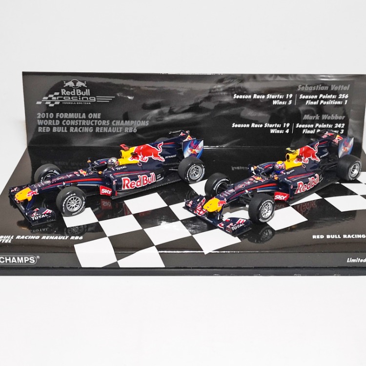 Red Bull RB6 (2010) Minichamps 2'li set