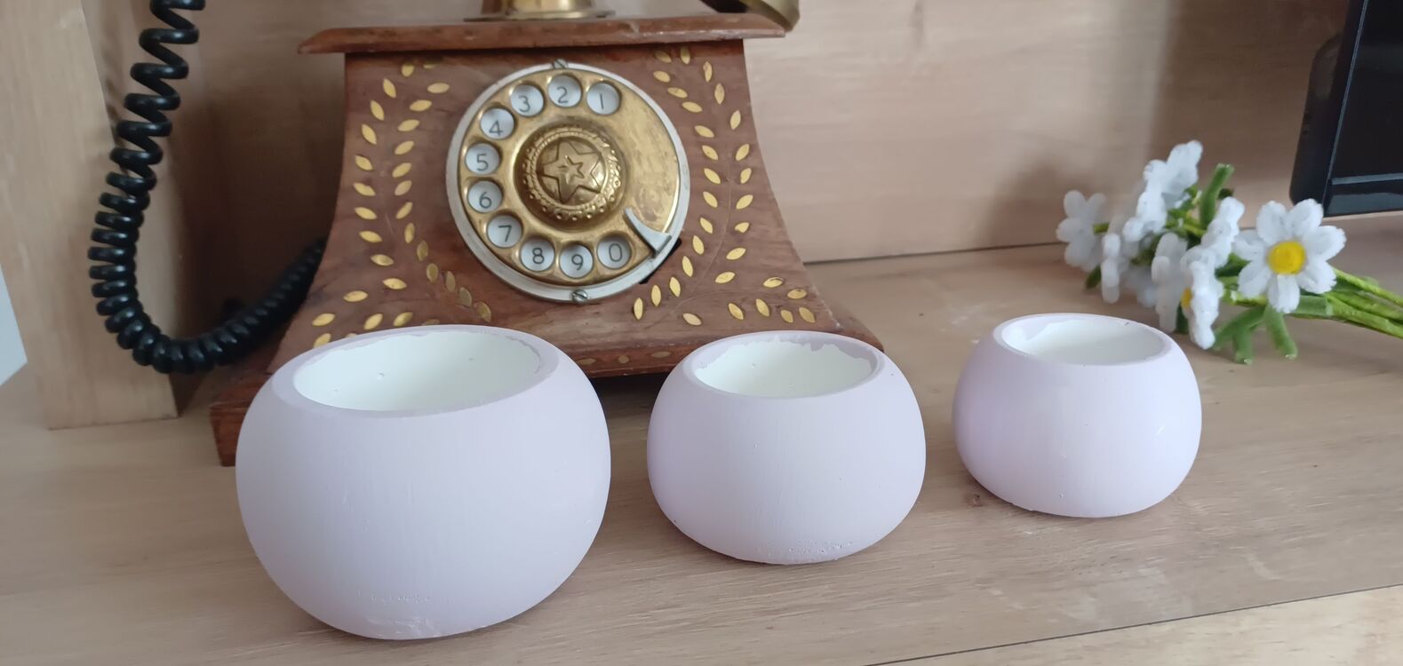 3 lu dekoratif saksı