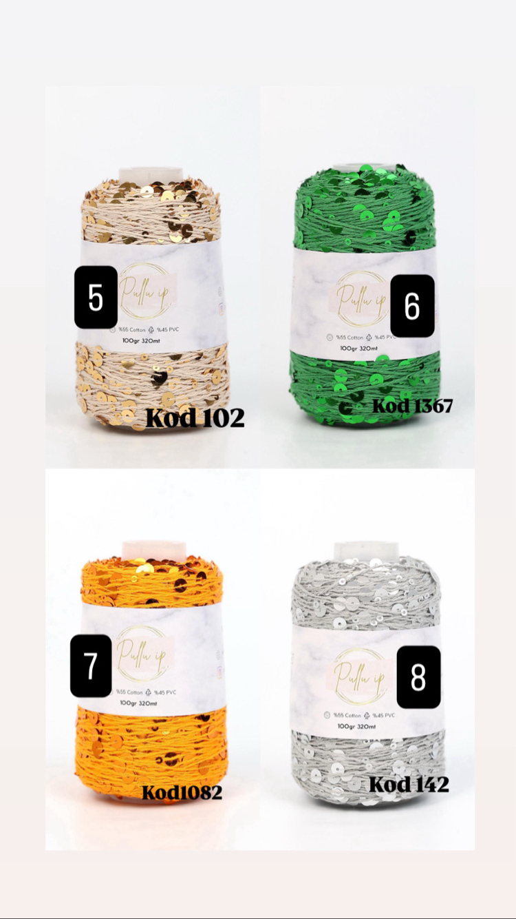 Pullu ip 100 gram 320 mt