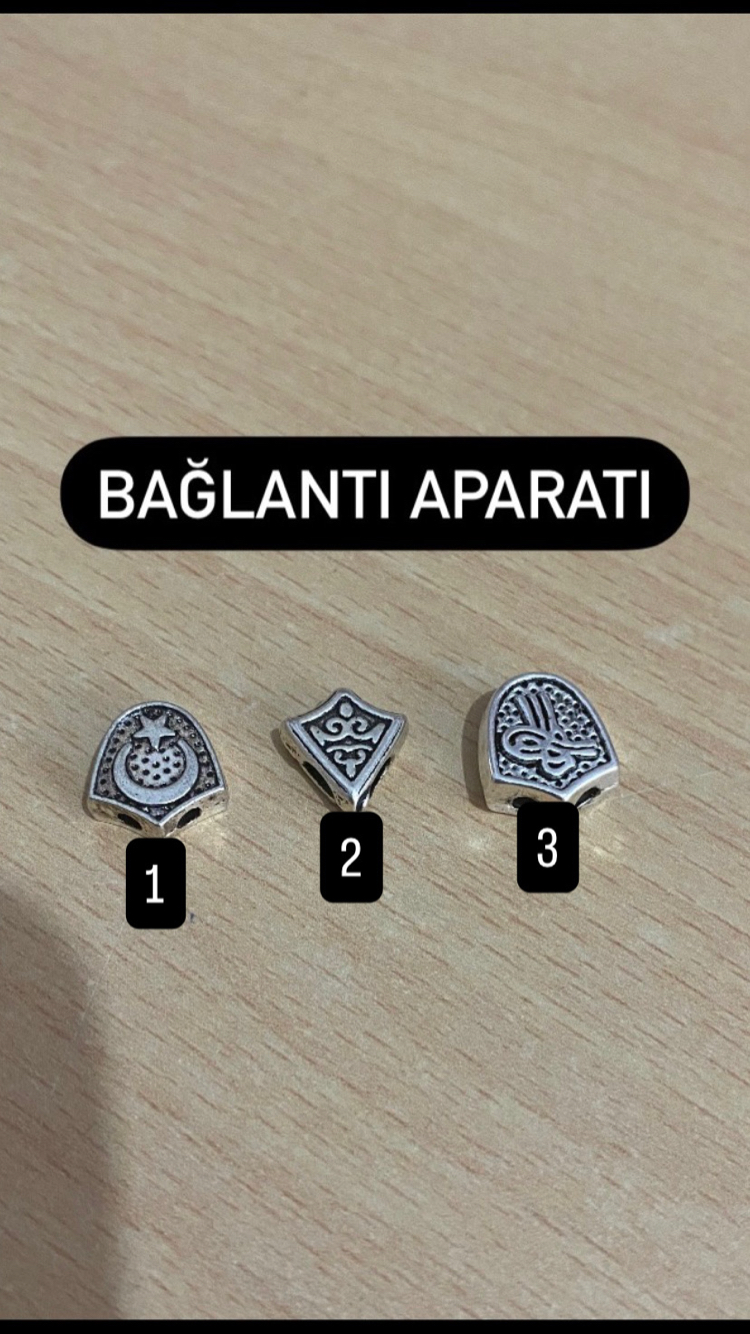Tespih malzemesi-bağlantı aparatı