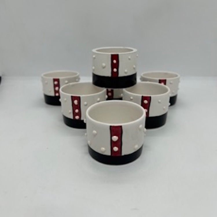 Yılbaşı Temalı Peçete Halkası, 6'lı Set