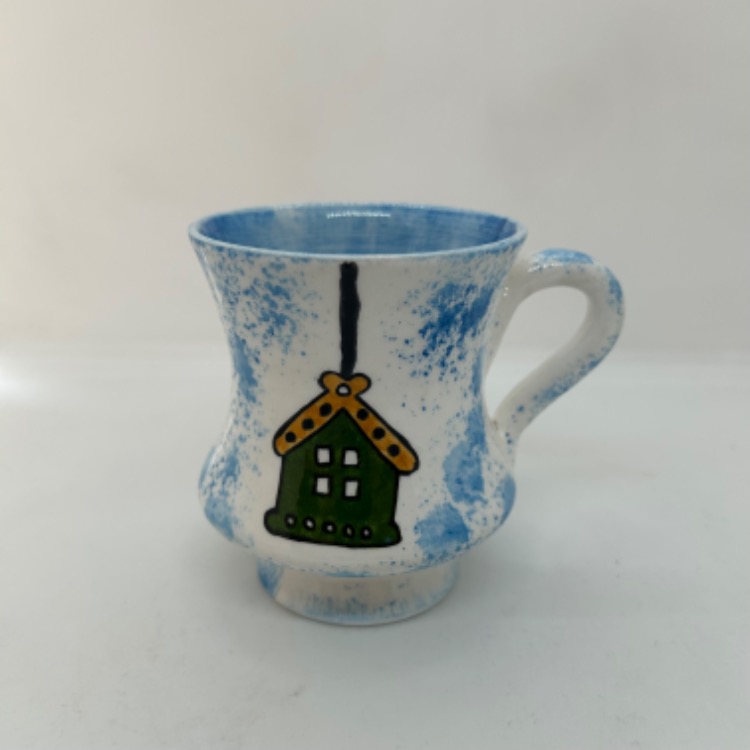 Yılbaşı temalı kupa, ayran bardağı
