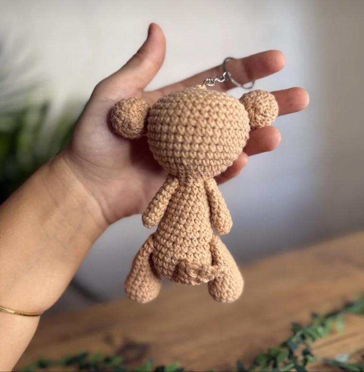 13cm amigurumi el yapımı sid anahtarlık çanta süsü