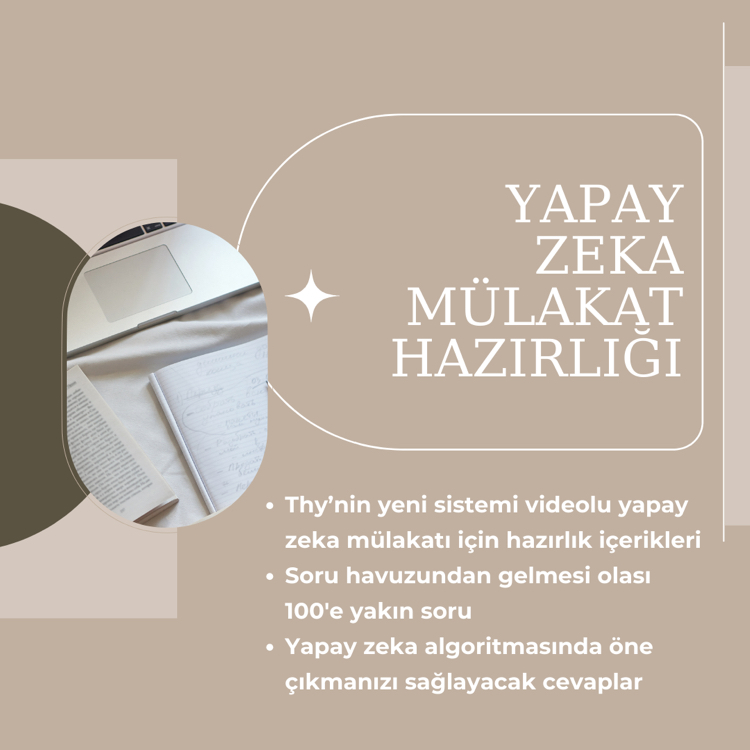 M- THY/AJET/TGS/PGS KABİN MEMURLUĞU İNGİLİZCE MÜLAKAT HAZIRLIK EĞİTİM SETİ
