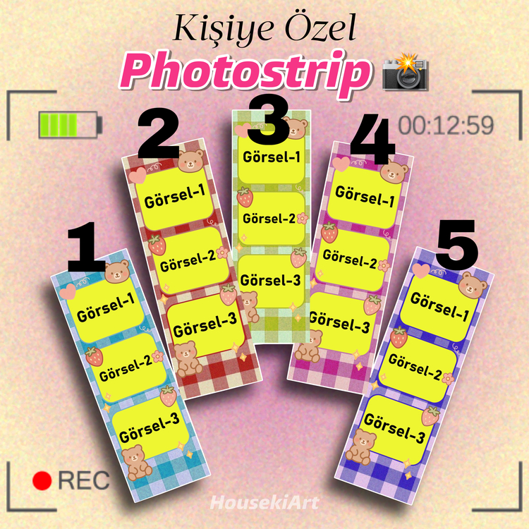 Kişiye Özel Photostrip / Fotoğraf Şeridi