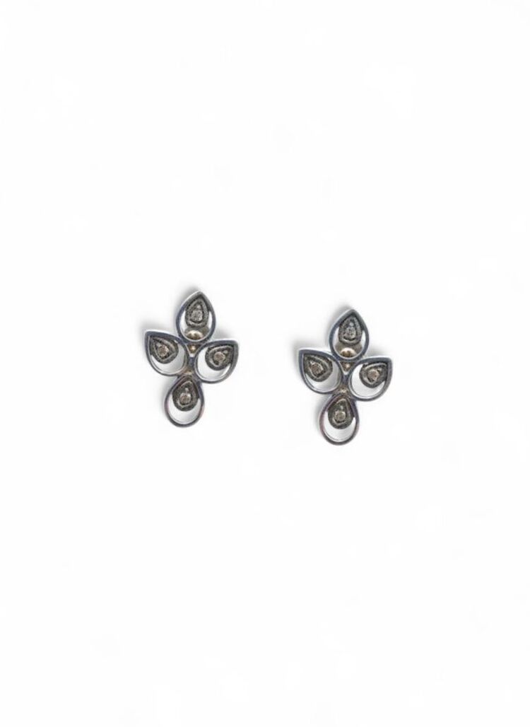 0.12 CT PIRLANTA 925 AYAR GÜMÜŞ KÜPE