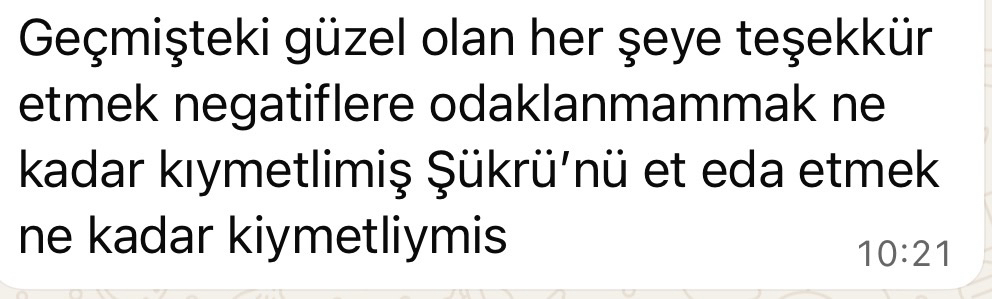Şükür workshopları uyanıştan oluşa 