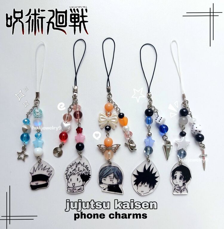jujutsu kaisen phone charms