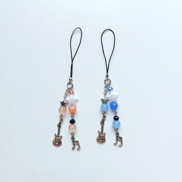 given matching phone charms