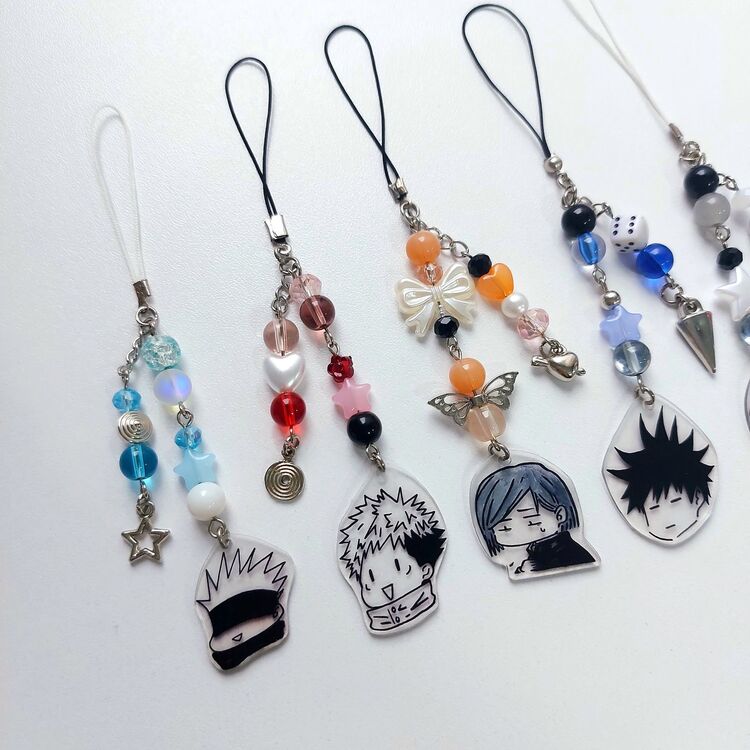 jujutsu kaisen phone charms