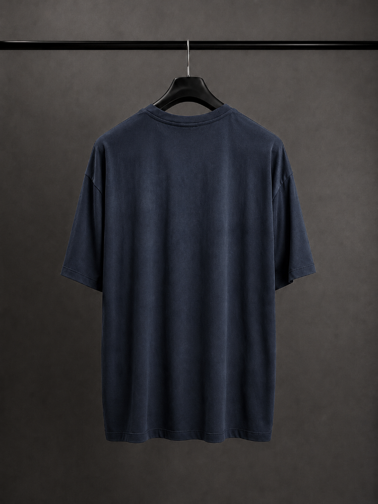 Oysho Oversize Basic T-Shirt - Lacivert