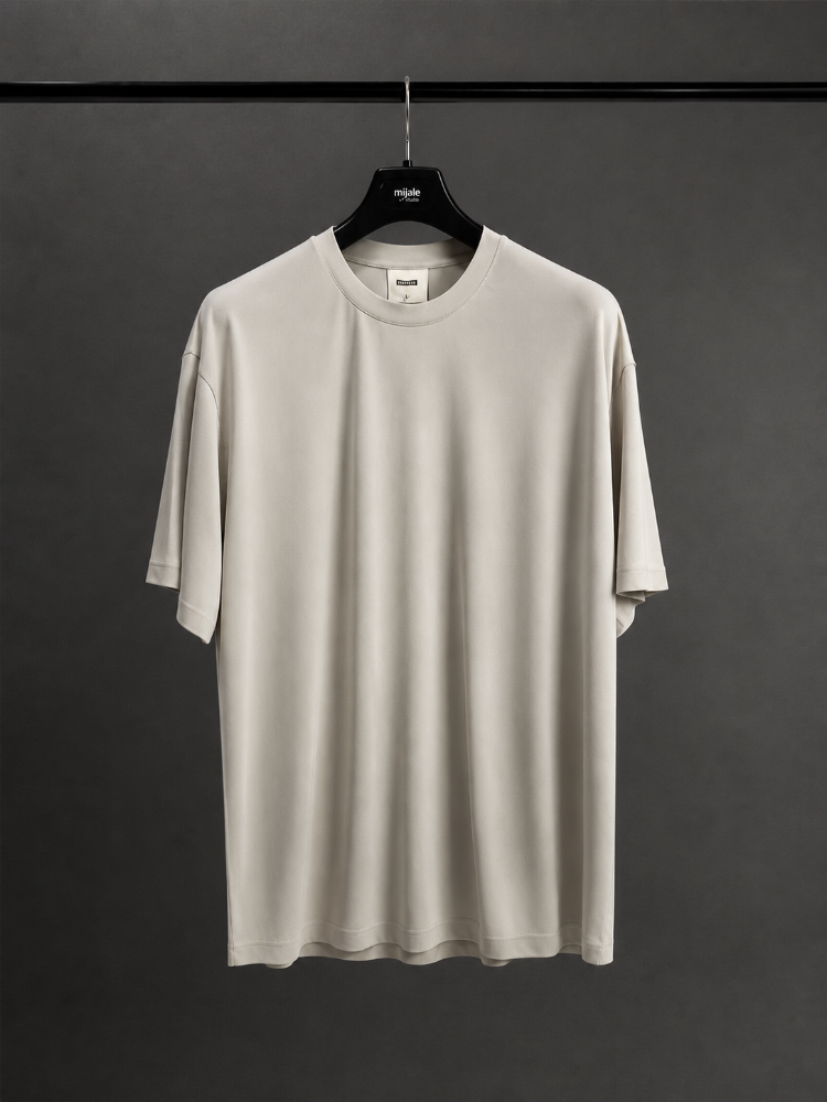Oysho Oversize Basic T-Shirt - Kemik Beyaz