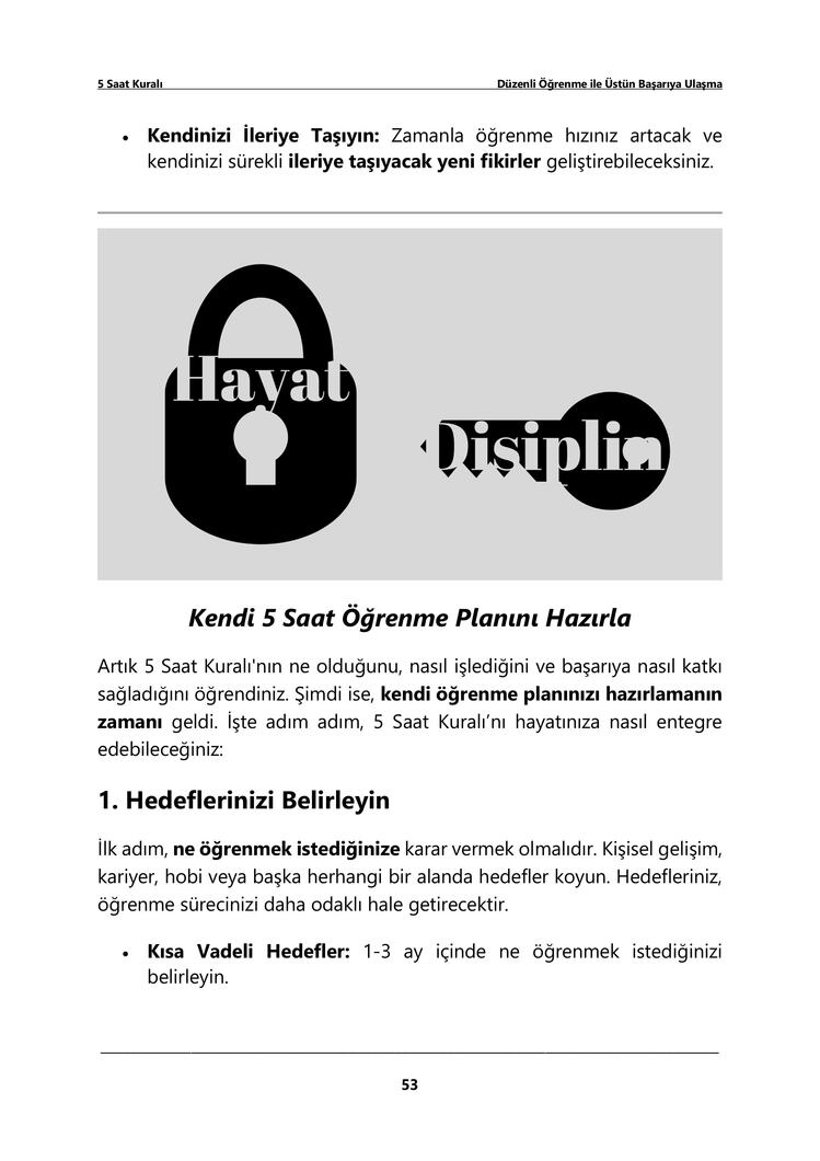5 Saat Kuralı: Düzenli Öğrenme ile Üstün Başarıya Ulaşma