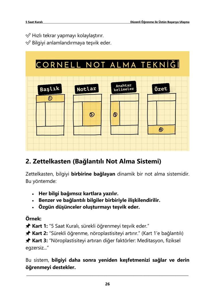 5 Saat Kuralı: Düzenli Öğrenme ile Üstün Başarıya Ulaşma