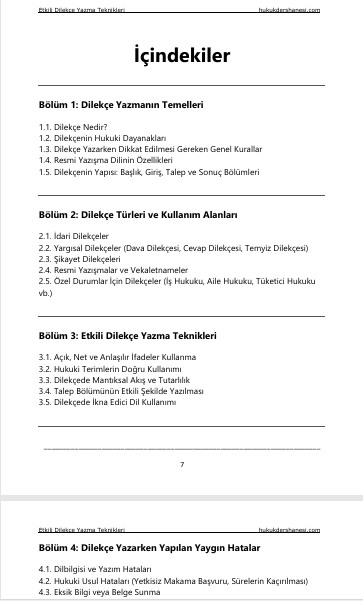 Etkili Dilekçe Yazma Teknikleri