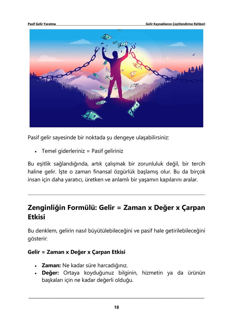Pasif Gelir Yaratma : Gelir Kaynaklarını Çeşitlendirme Rehberi