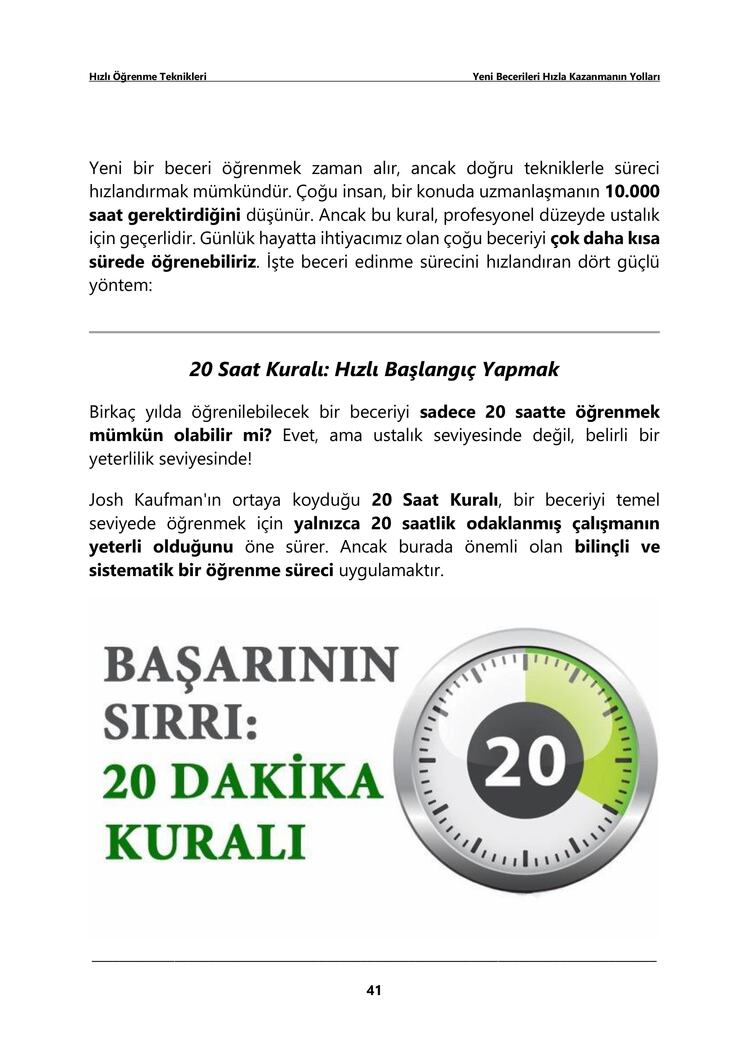 Hızlı Öğrenme Teknikleri: Yeni Becerileri Hızla Kazanmanın Yolları