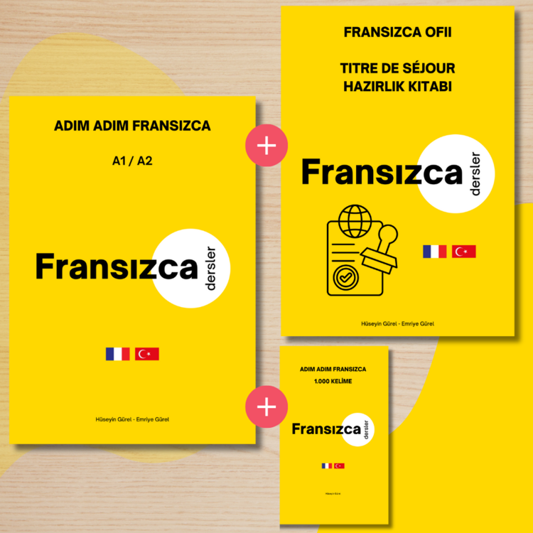 Fransızca Öğrenme Paketi – 3 Kitap Bir Arada