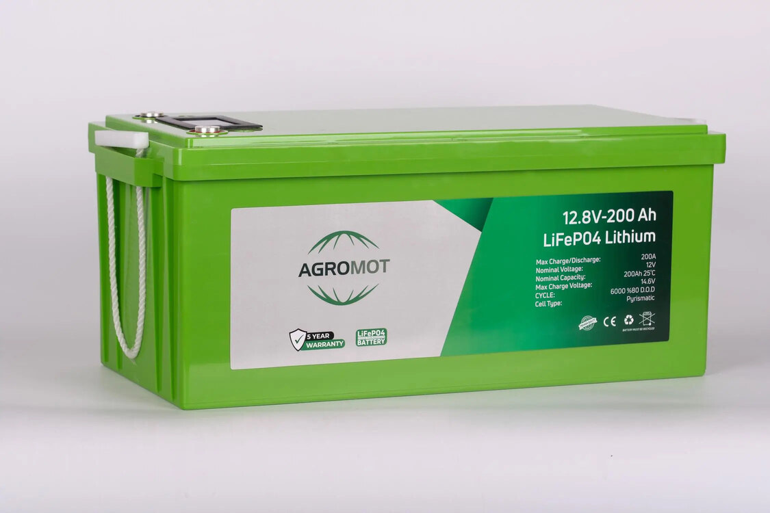 AGROMOT AGROMOT 25,6 VOLT 100 AH LİFEPO4 LİTYUM AKÜ ABS CASE