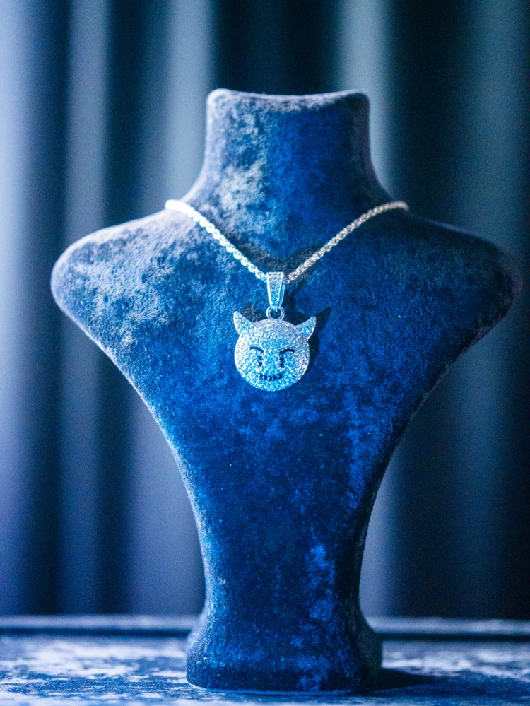 ICE "DXVIL" SILVER PENDANT