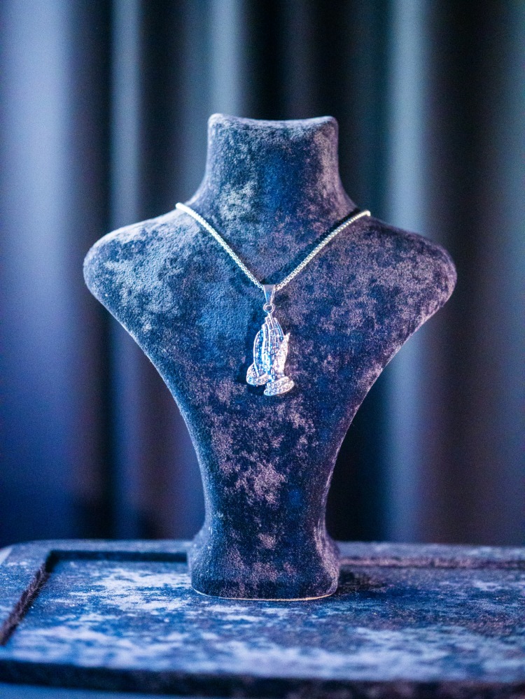 ICE-C "PRAY" SILVER/GOLD PENDANT
