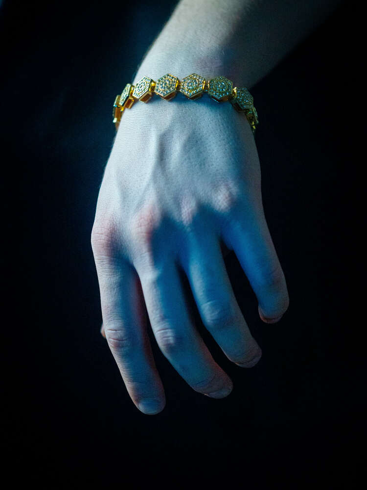 ICE “CBE” SILVER/GOLD BRACELET